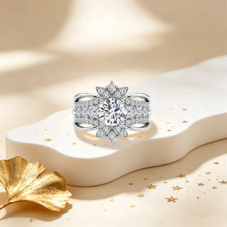 Luxury Moissanite Bridal Engagement Wedding Band