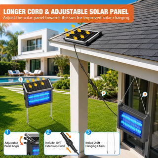 Outdoor Solar Powered Bug Zapper