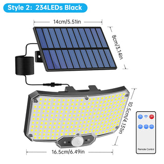 Outdoor Solar Motion Sensor Flood Lights