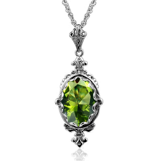 Trendy Garnet Vintage Wedding Pendant