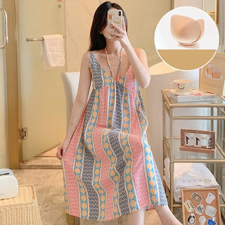 Women Beach Style Thin Sleepwear