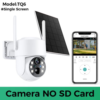 4K 8MP WiFi Solar Camera Outdoor Battery WiFi IP Camera Dual Lens Wireless Surveillance Camera iCsee APP Security Protection