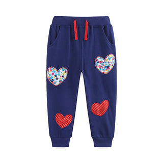 Comfortable Hot Love Embroidery Sweatpants