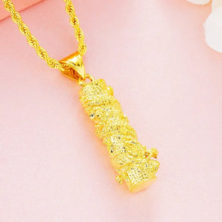 Luxury 24K 9999 Dragon Pillar Pendant - Epictzar Intl.