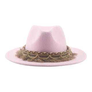 Luxury  Vintage Felted Fedora Hat