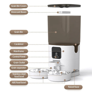 Smart Automatic Double Bowl Pet Feeder - Epictzar Intl.