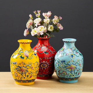 Official Antique Enamel Collection Porcelain Vase
