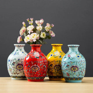 Official Antique Enamel Collection Porcelain Vase
