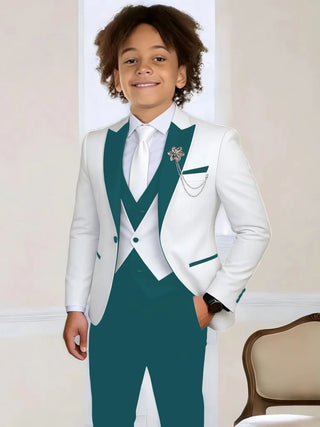 Handsome Wedding Ring Bearer Tuxedo Outfit