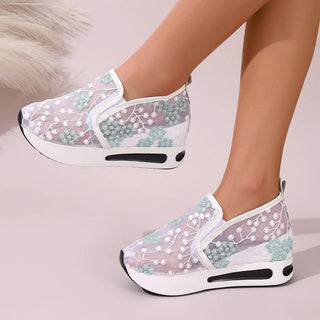 Fashion Women's Sneakers Platform Ladies Shoes New Sneaker Women Slip On Casual Shoes Soft Zapatos De Mujer Sneaker Woman