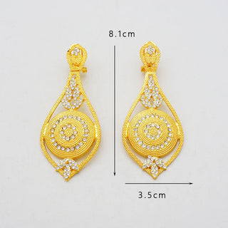 Luxury Design Diamond Wedding Party Earrings