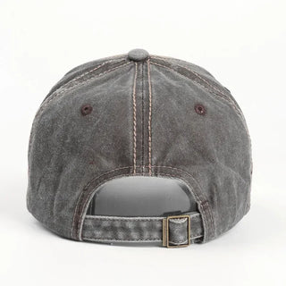 Washed Cotton Baseball Cap For Men Embroidery Letter Casquette Streetwear Snapback Women Hat Retro Casual Trucker Caps