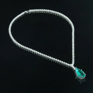 Vintage 100% Diamond Gemstone Necklace