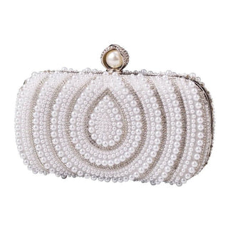 Luxury Pearl Beaded Evening Party Clutch Bag - Epictzar Intl.