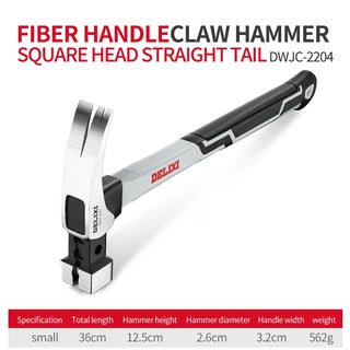 Multifunction Non-slip Shockproof Steel Hammer Hand Tool Magnetic Claw Hammer for Woodworking Automatic Nail Suction Hammer