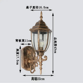 Courtyard Pastoral Waterproof Wall Lamp
