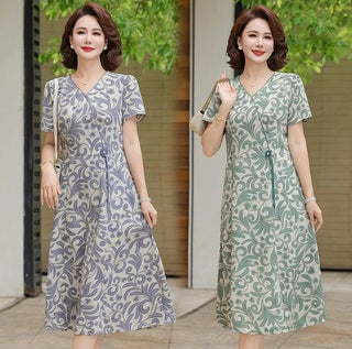 Floral Chiffon Beach Party Midi Dress - Epictzar Intl.