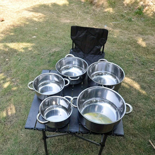 Luxury 10 Pcs Stainless Steel Cookware Set