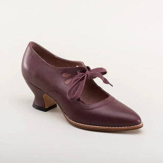 Women's Hollow-tied Chunky Heels Shoes