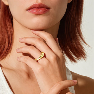 Embossing Sunshine Wedding Finger Ring
