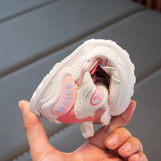 Winter Sport Shoes For Children PU Leather Waterproof Teenager Kid's Snow Boots Thick Warm Plush Warm Cotton Shoes For Boys Girl