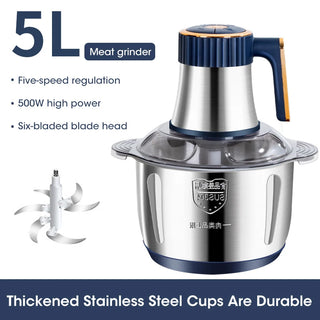 Stainless Steel Multifunctional Food Processor