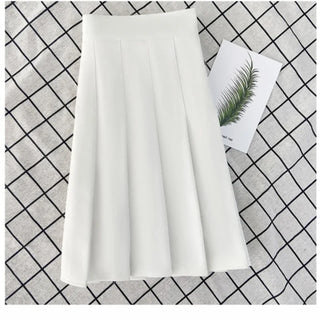 High Waist Pleated Mini Skirts