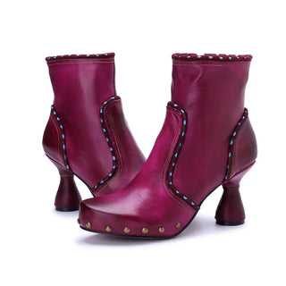   Comfortable Women's Square Toe Party Boots