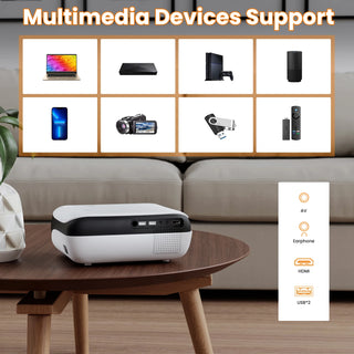 Portable Outdoor HD Mini Projector