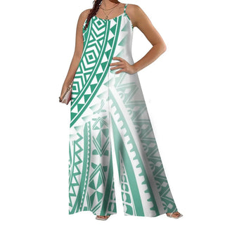 Ethnic Style Wide Leg Rompers