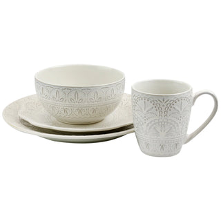 Elegant 16Pcs Stoneware Dinnerware