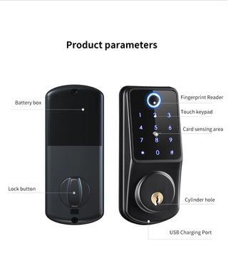 Smart Electronic Deadbolt Door Lock