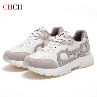 Women Leather Tennis Sports Shoes