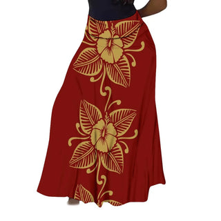 Hawaiian Ball Party Design Casual Skirt