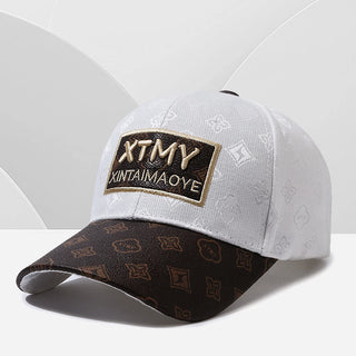 Men's Korean Version Trendy and Fashionable Embroidered Baseball Cap Adjustable Casual Versatile Sun Shading Duckbill Cap