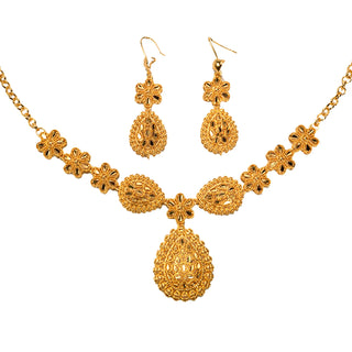 Bridal 24k Gold 2pcs Jewelry Sets