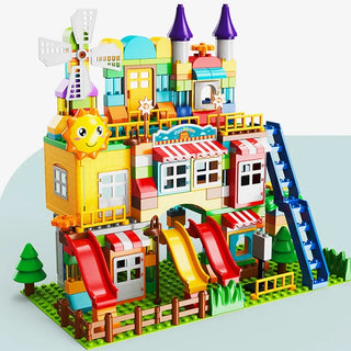 DIY Marble Educational Big Brick Toy