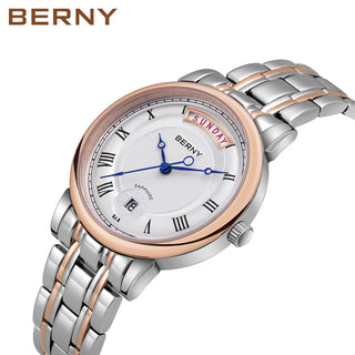 Sapphire Glass Roman Numerals Women Wristwatch