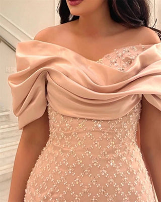 Elegant Off Shoulder Formal Evening Gown - Epictzar Intl.