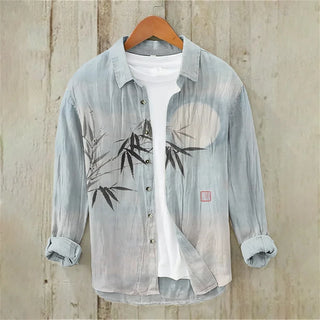 High Quality Bamboo Art Linen Shirt