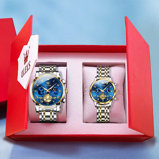 Luxury Brand Couple's Waterproof Watches