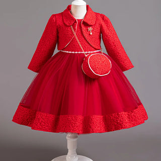 Elegant Wedding Flower Girl Formal Dress