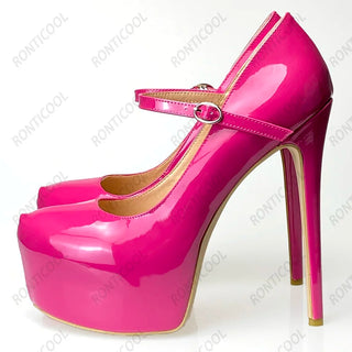 Platform Round Toe Pumps Shoes