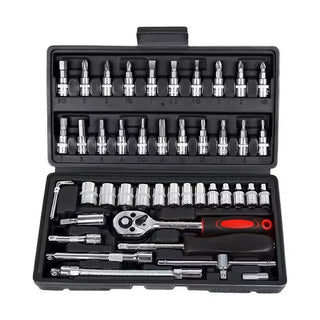 Durable Steel Ratchet Wrench Socket Set