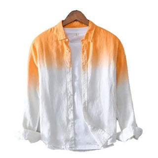 Men's 3D Printed Fashion Linen Shirt