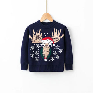 Girls Knitwear Warm Cartoon Sweater