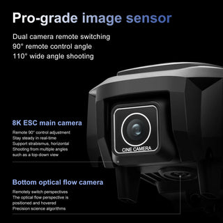 A118 Drone 8K Dual Camera HD Remote Control Quadcopter With Obstacle Avoidance Professional Aerial Photography Toy 4K Drone Gift