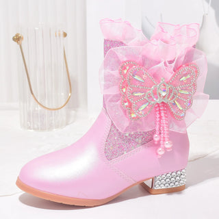 Princess High Heels Warm Ankle Boots