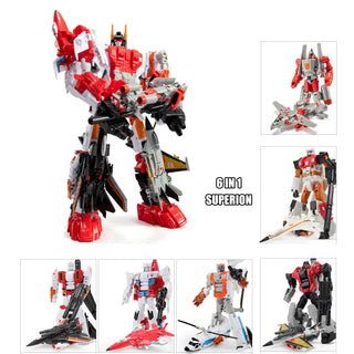Transformation Robot Toys HZX Defensor Bruticus Superion Devastator IDW 5 IN 1 6 IN 1 ONE NO BOX Sets Action Figure KO 6in1