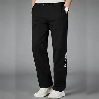 Men Running Pants Joggers Sweatpant Spring Autumn Jogging Sport Trousers Loose Gym Fitness Straight Breathable Active Pants 5XL